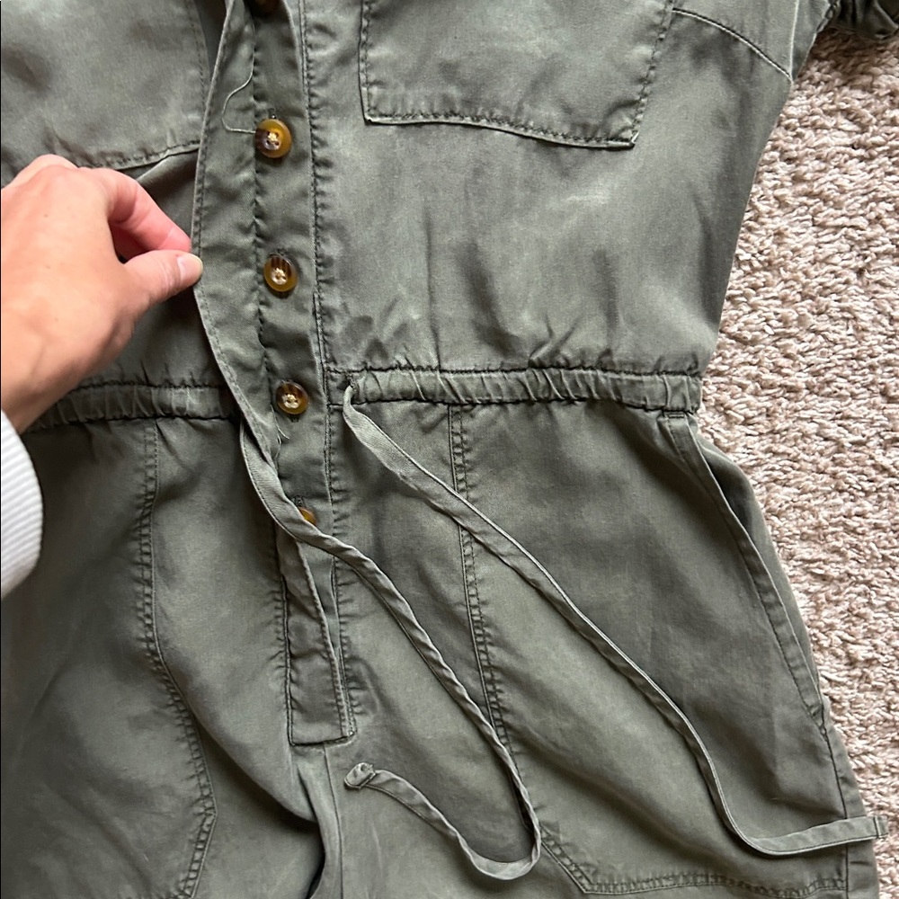 Abercrombie & Fitch Olive Green Romper - Picture 3 of 4